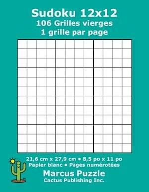 Sudoku 12x12 - 106 Grilles vierges