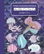 Mermaid Primary Composition Notebook K-2