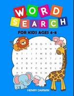 Word Search For Kids Ages 4-8: Earlybird Kindergarten Kids Activities Word Search, Animal, Fruits, Vegetable, Body Vocabulary 