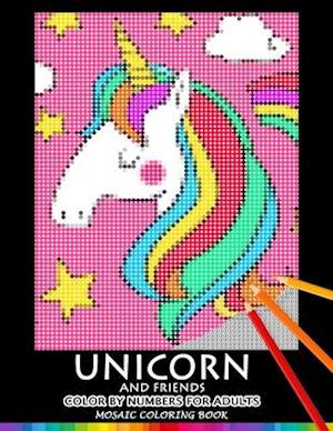 Unicorn and Friend Color by Numbers for Adults