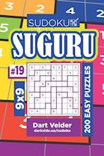 Sudoku Suguru - 200 Easy Puzzles 9x9 (Volume 19)