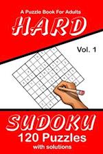 Hard Sudoku Vol. 1 A Puzzle Book For Adults