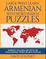 Large Print Learn Armenian with Word Search Puzzles