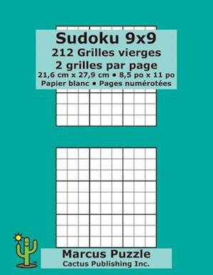 Sudoku 9x9 - 212 Grilles vierges