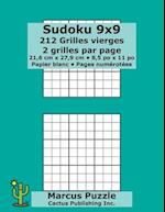 Sudoku 9x9 - 212 Grilles vierges