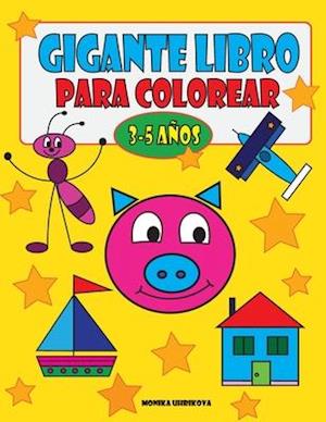 Gigante Libro Para Colorear 3-5 años