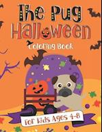 The Pug Halloween Coloring Book