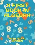 A First Book in Algebra