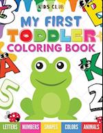 My First Toddler Coloring Book