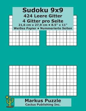 Sudoku 9x9 - 424 leere Gitter