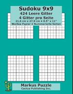 Sudoku 9x9 - 424 leere Gitter