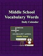 Whimsy Word Search, Middle School Vocabulary Words - Daily Calendar - In ASL