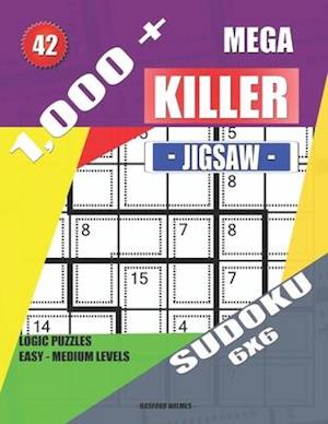 1,000 + Mega jigsaw killer sudoku 6x6