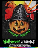 Trick or Treat Halloween Color by Numbers for Adults