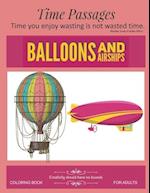 Balloons and Airships Coloring Book for Adults