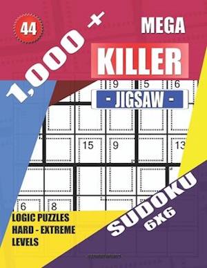 1,000 + Mega jigsaw killer sudoku 6x6