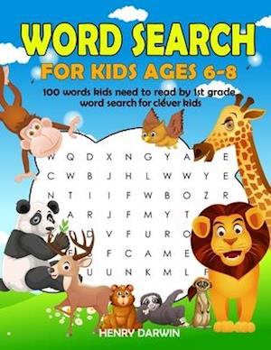 Word Search For Kids Ages 6-8