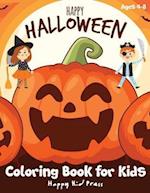 Happy Halloween Coloring Book