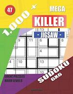 1,000 + Mega jigsaw killer sudoku 6x6