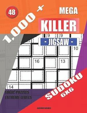 1,000 + Mega jigsaw killer sudoku 6x6