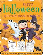 Happy Halloween Activity Book for Kids