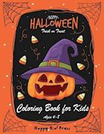 Happy Halloween Coloring Book