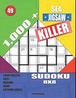 1,000 + Sea jigsaw killer sudoku 8x8