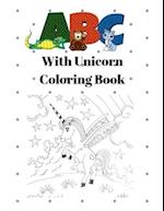ABC with Unicorn Coloring Book