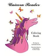 Unicorn Reader Coloring Book