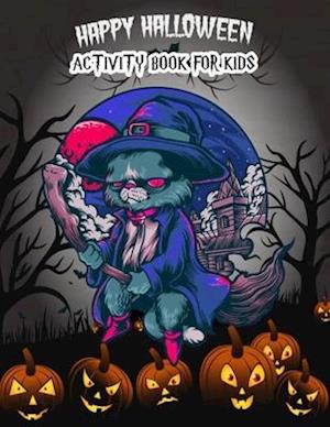 Happy Halloween Activity Book For Kids