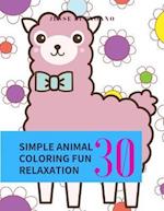 Simple Animal Coloring Fun Relaxation