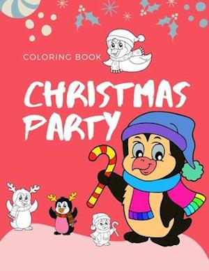 Christmas party coloring book