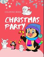 Christmas party coloring book