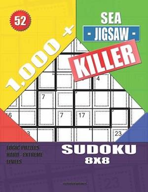 1,000 + Sea jigsaw killer sudoku 8x8