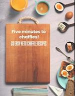 Five minutes to chaffles!