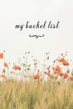 My Bucket List