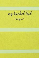 My Bucket List