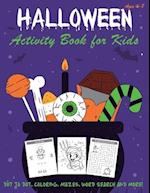 Happy Halloween Activity Book for Kids