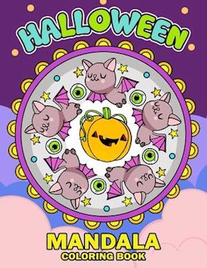 Halloween Mandala Coloring Book