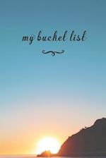 My Bucket List