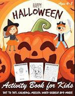 Happy Halloween Activity Book for Kids