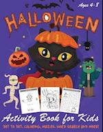 Halloween Activity Book for Kids