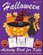 Halloween Activity Book for Kids