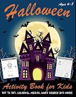 Halloween Activity Book for Kids