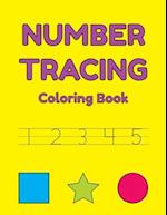 Number Tracing Coloring Book