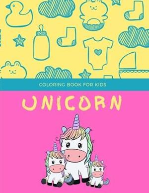 Unicorn coloring book for kids