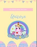 Unicorn coloring book for kids