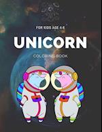 Unicorn Coloring book for kids age 4-8