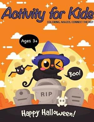 Happy Halloween! Activity Book For Kids