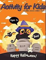 Happy Halloween! Activity Book For Kids